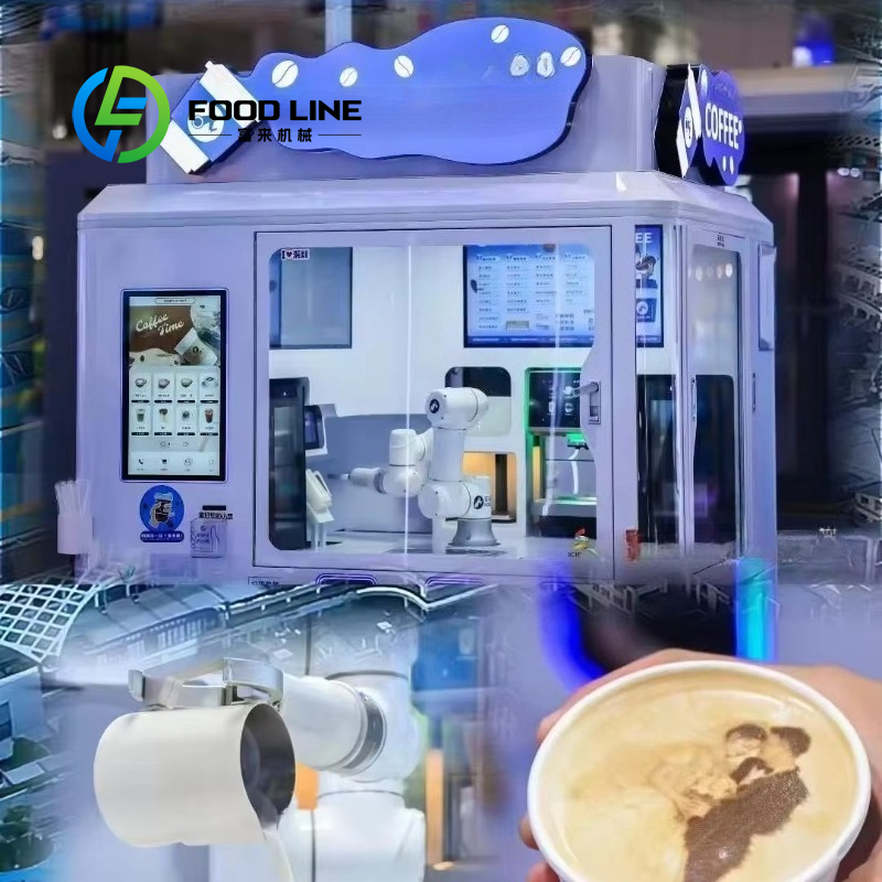 Equipment Of Coffee Machine - Customized AI Smart Barista Robot Coffee