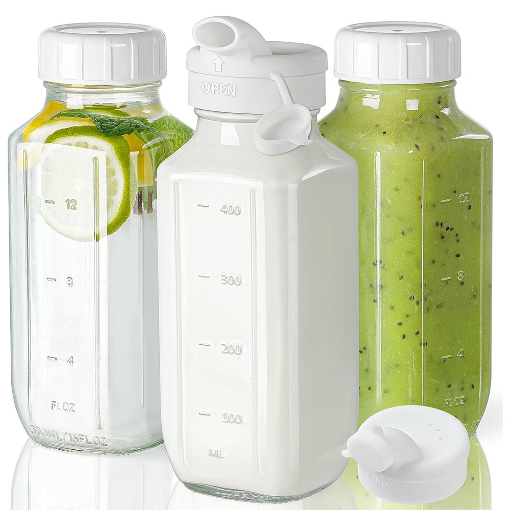 Glass Juice Bottles with Lids, - Bean Hopper Lid incelemesi ve fiyatı