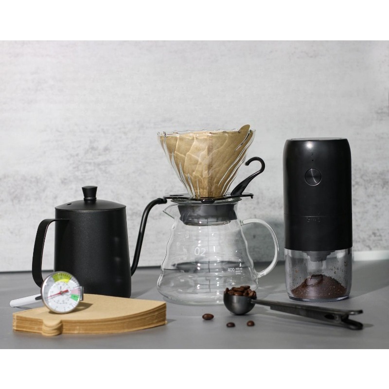 Hand brewed coffee pot set gif - Coffee Equipment Gift Set incelemesi ve fiyatı