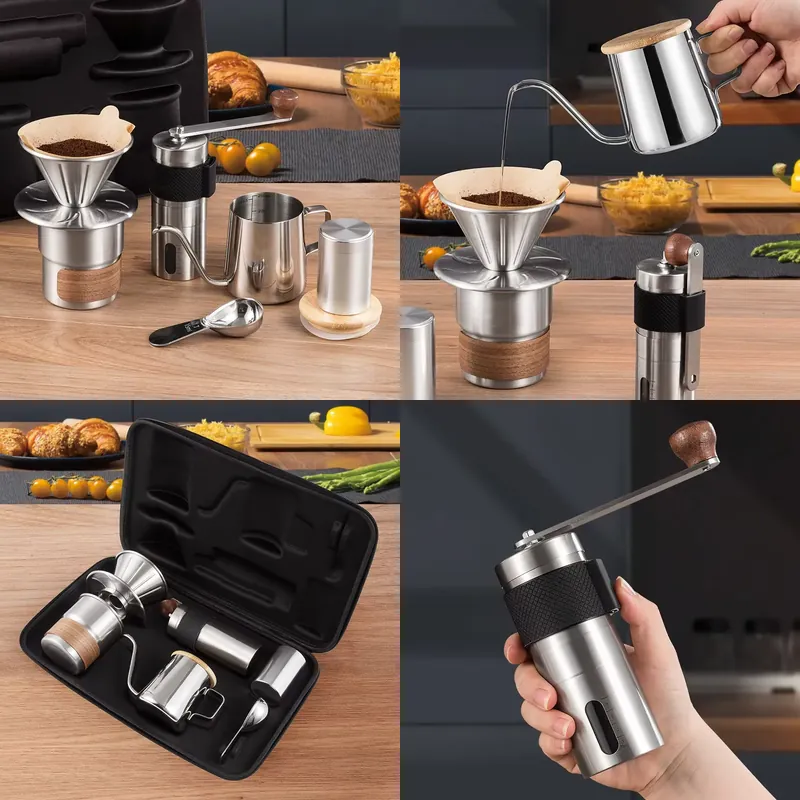 Hand Brewed Coffee Set Outdoor - Coffee Equipment Gift Set incelemesi ve fiyatı