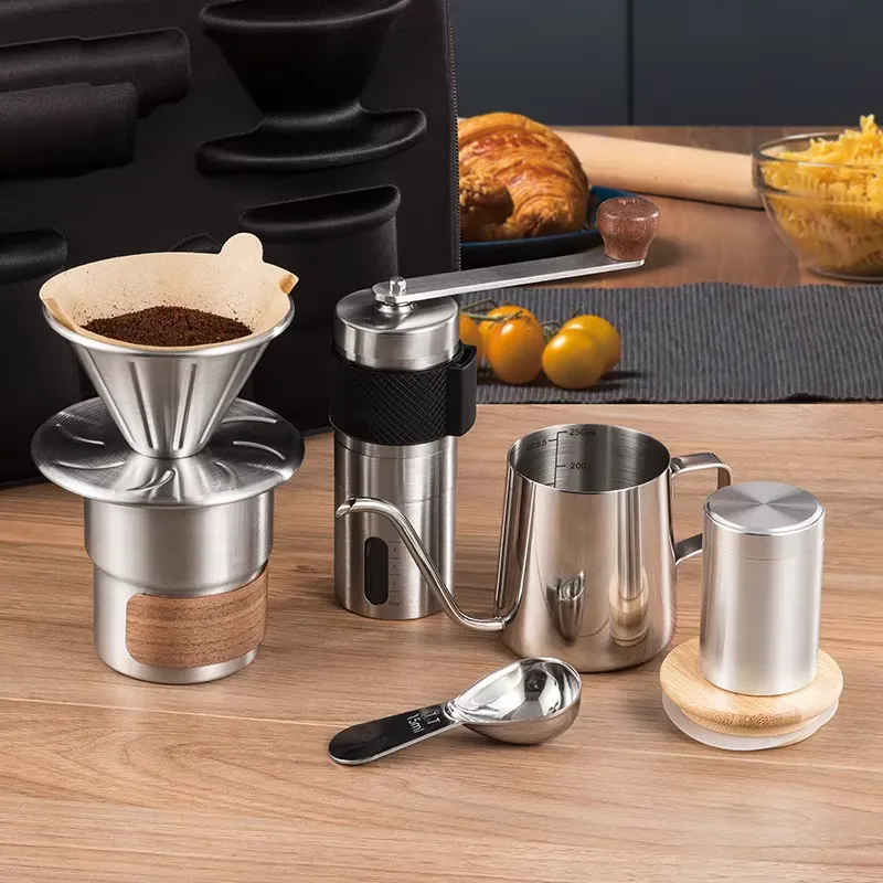 Hand Brewed Coffee Set Outdoor - Coffee Equipment Gift Set incelemesi ve fiyatı
