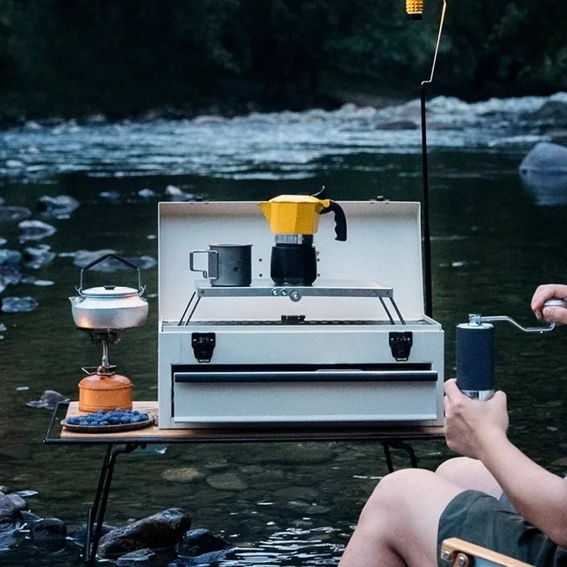 Camping Coffee Box Mocha Pot O - Coffee Equipment Gift Set incelemesi ve fiyatı