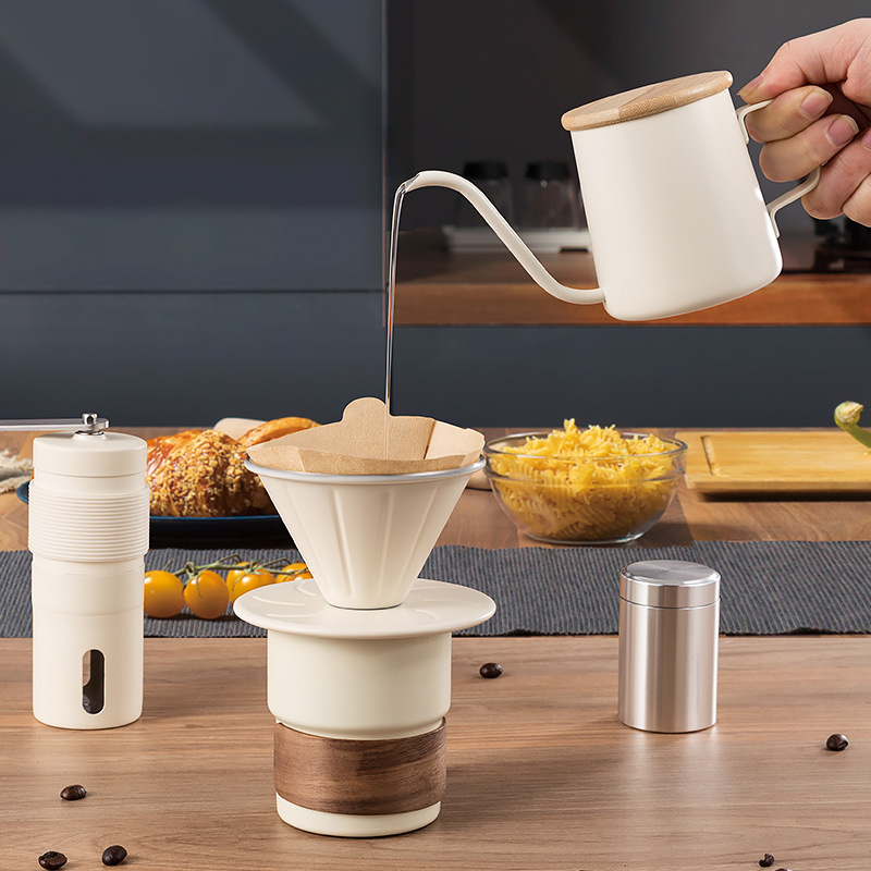 Hand brewed coffee pot set, po - Coffee Equipment Gift Set incelemesi ve fiyatı