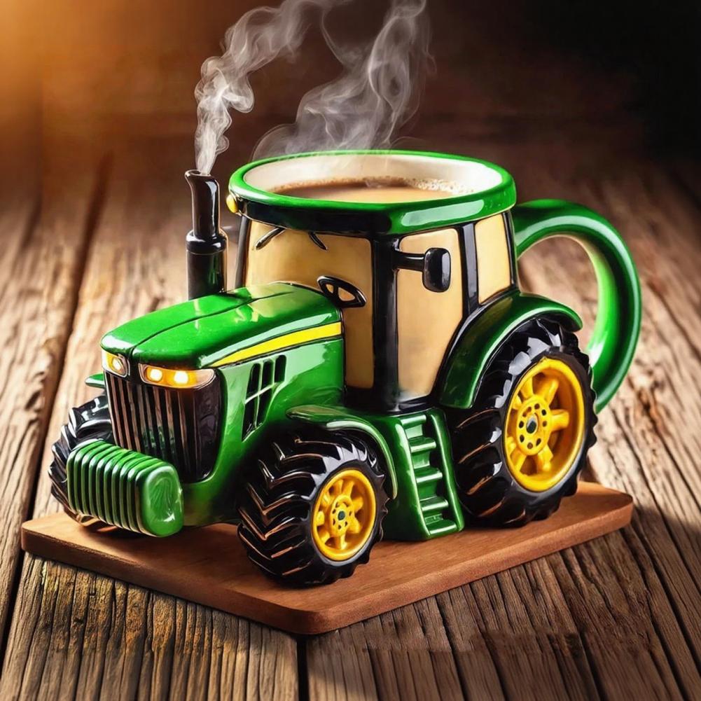 Handcrafted Tractor Coffee Mug - Coffee Equipment Eu incelemesi ve fiyatı