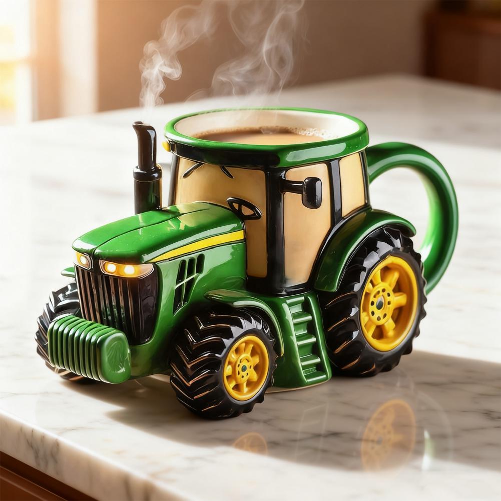 Handcrafted Tractor Coffee Mug - Coffee Equipment Eu incelemesi ve fiyatı