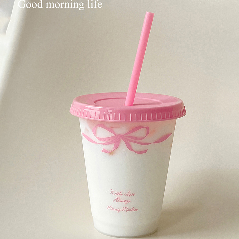 Kawaii Water Cup With Lid Stra - Coffee Equipment Eu incelemesi ve fiyatı