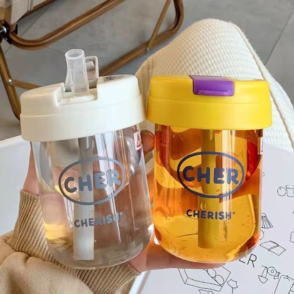 Cartoon 300mL Straw Cup Plasti - Coffee Equipment Eu incelemesi ve fiyatı