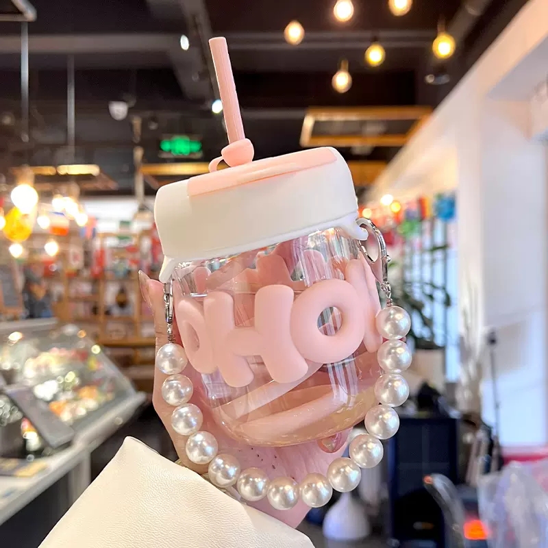 400ML Cute Girl Transparent Gl - Coffee Equipment Eu incelemesi ve fiyatı