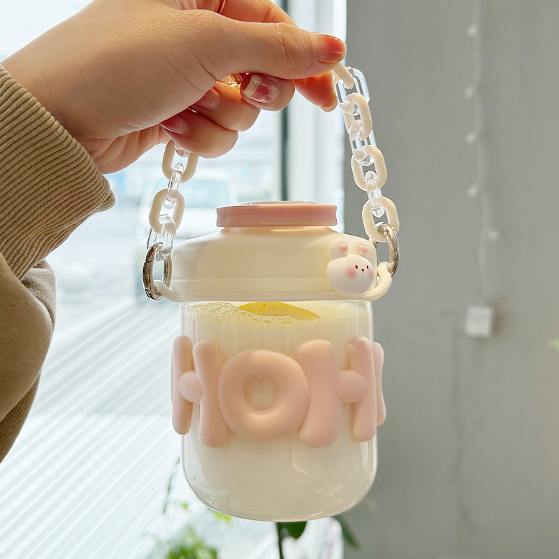 400ML Cute Girl Transparent Gl - Coffee Equipment Eu incelemesi ve fiyatı